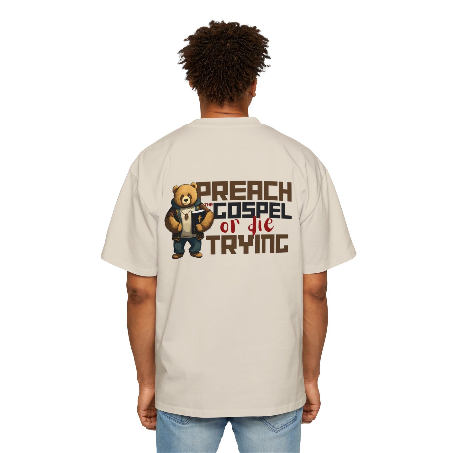 KC Preach Or Die Heavy Oversized Tee