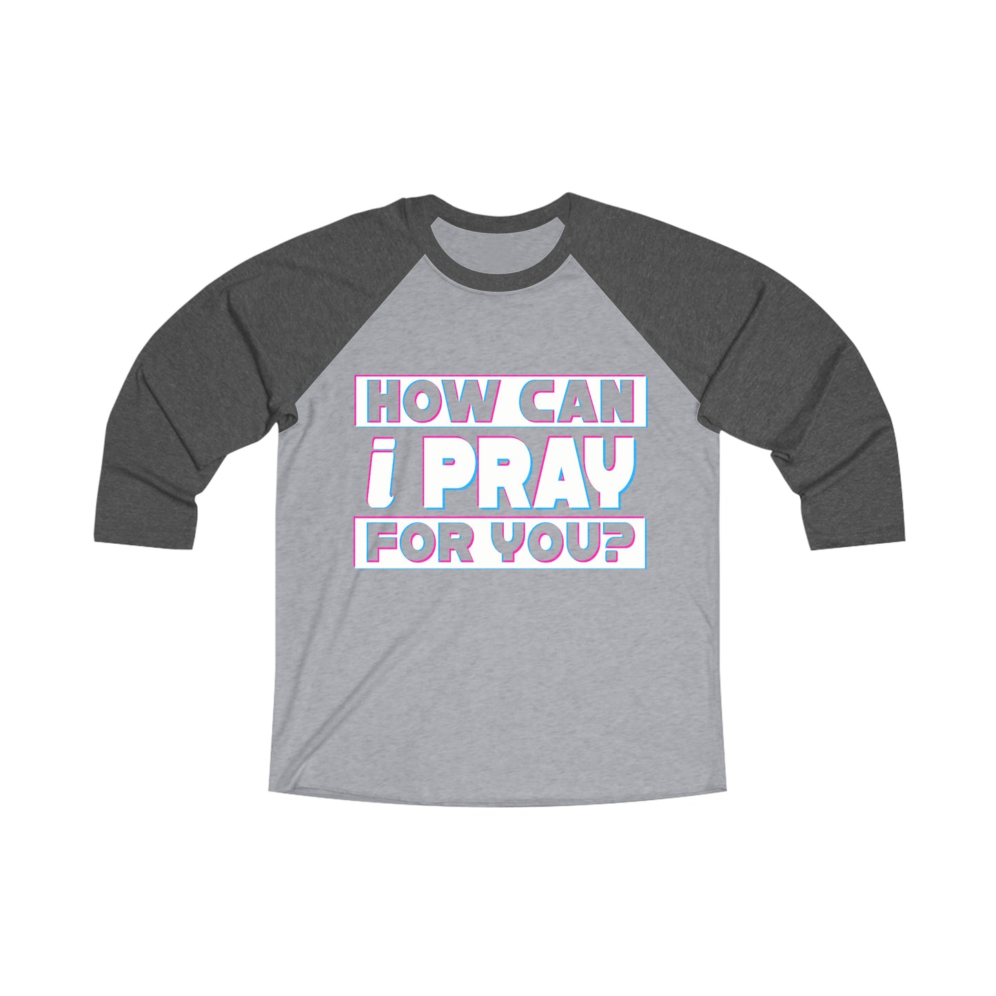 Unisex Tri-Blend 3/4 Raglan Tee