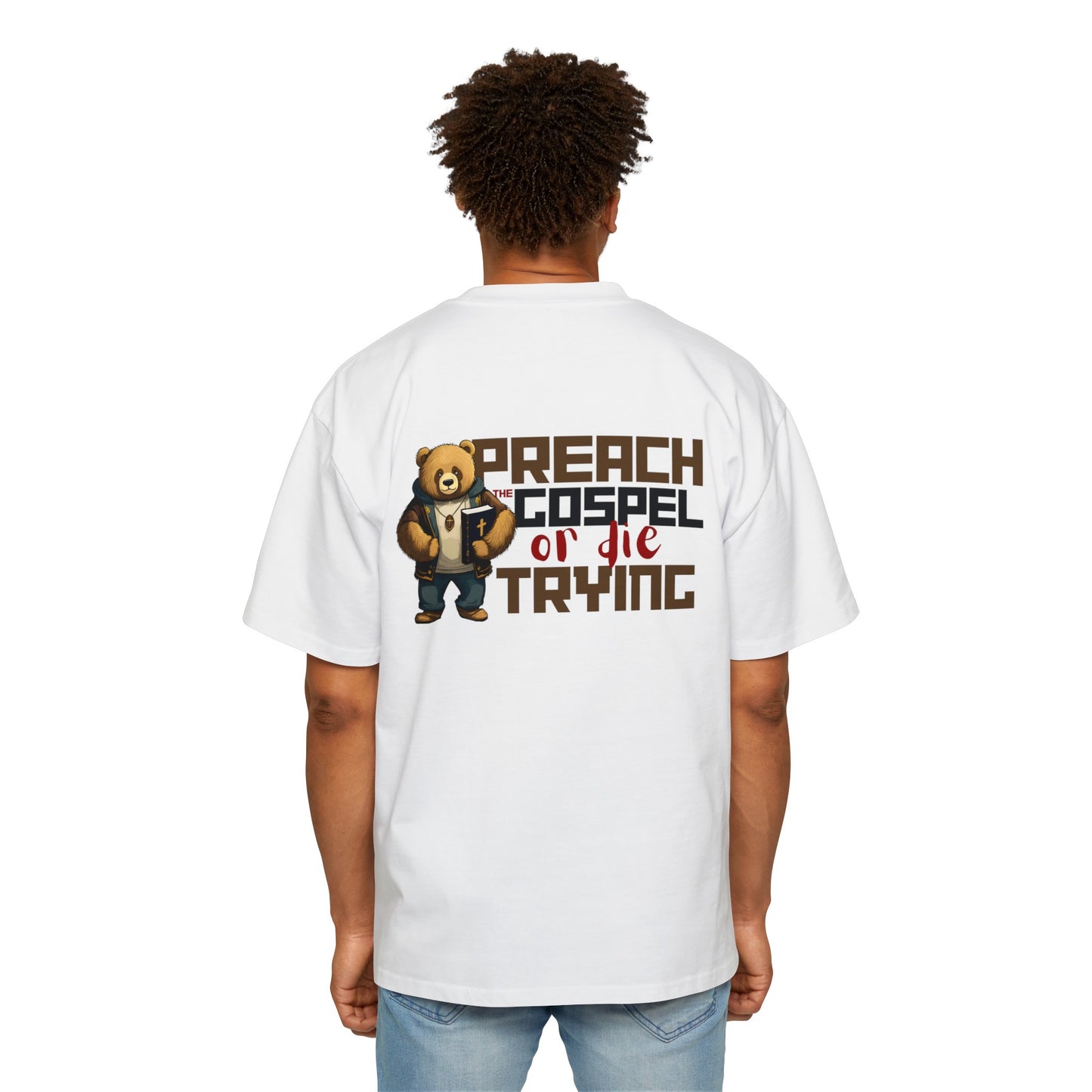 KC Preach Or Die Heavy Oversized Tee