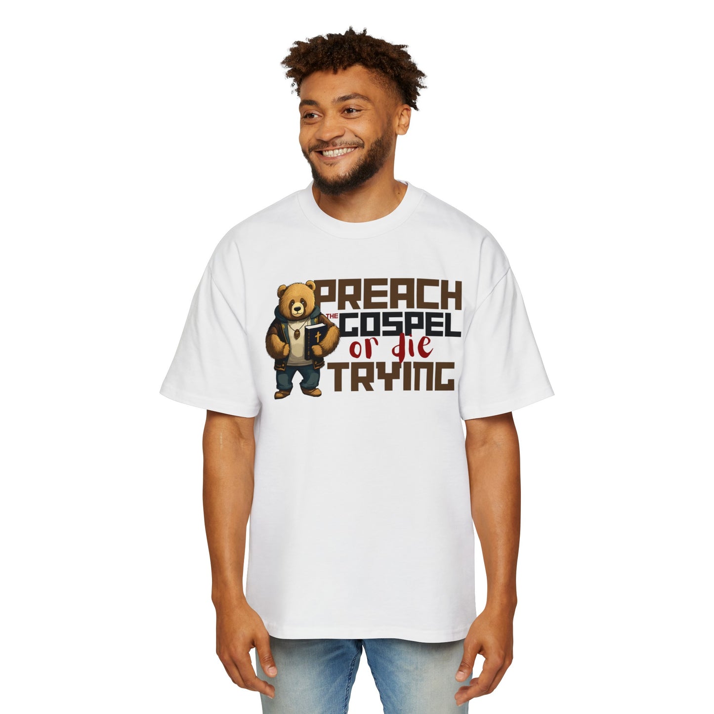 Preach or DIe Heavy Oversized Tee